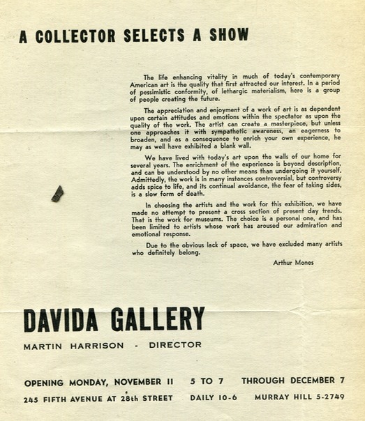 1958 Collector selects a show