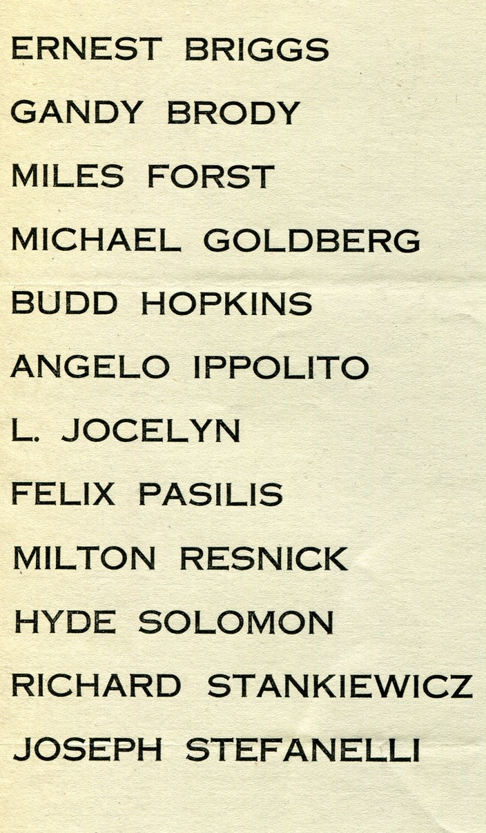1958 Collector Selects a show artist list