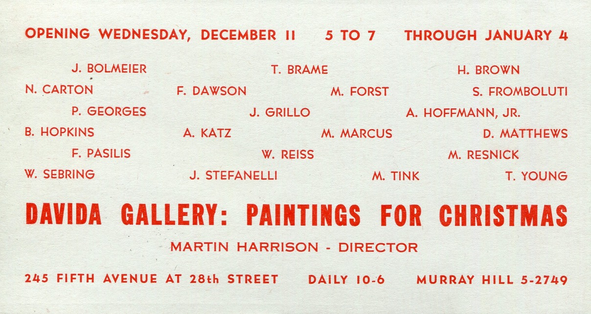1958 Paintings for Christmas