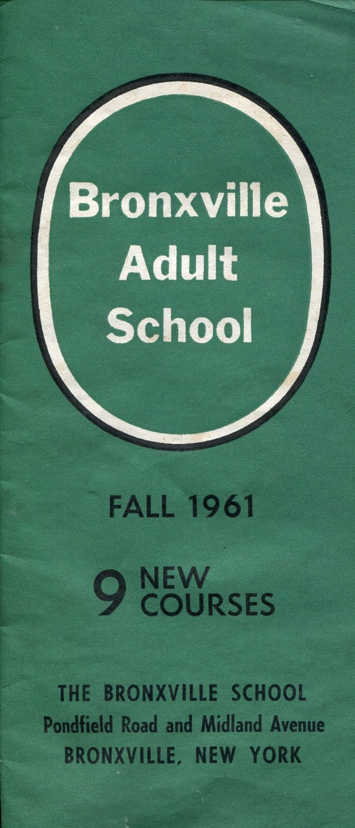 1961 Bronxville Adult School