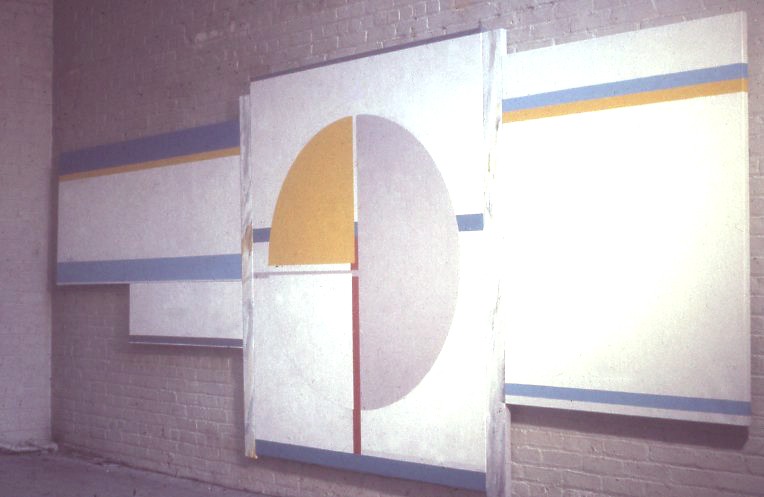 1974-18 White City Wall oc 6 Panels 81x206.5