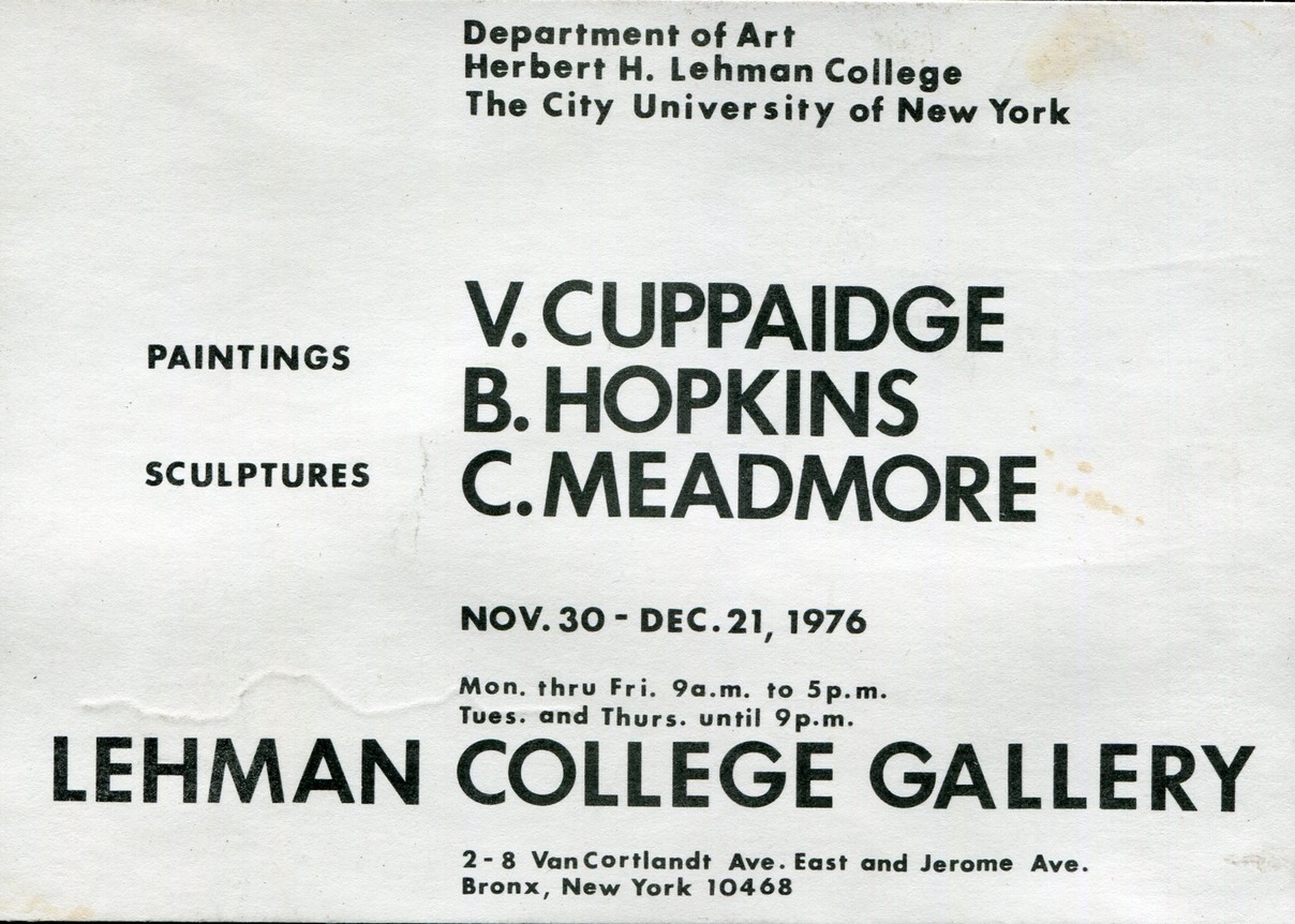 1976 Lehman College Gallery