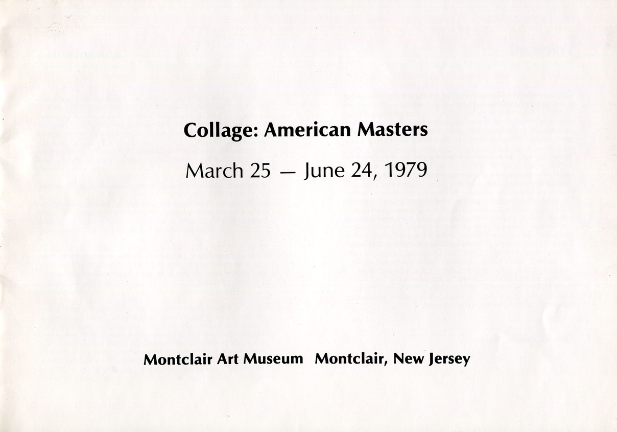 1979 Collage American Masters