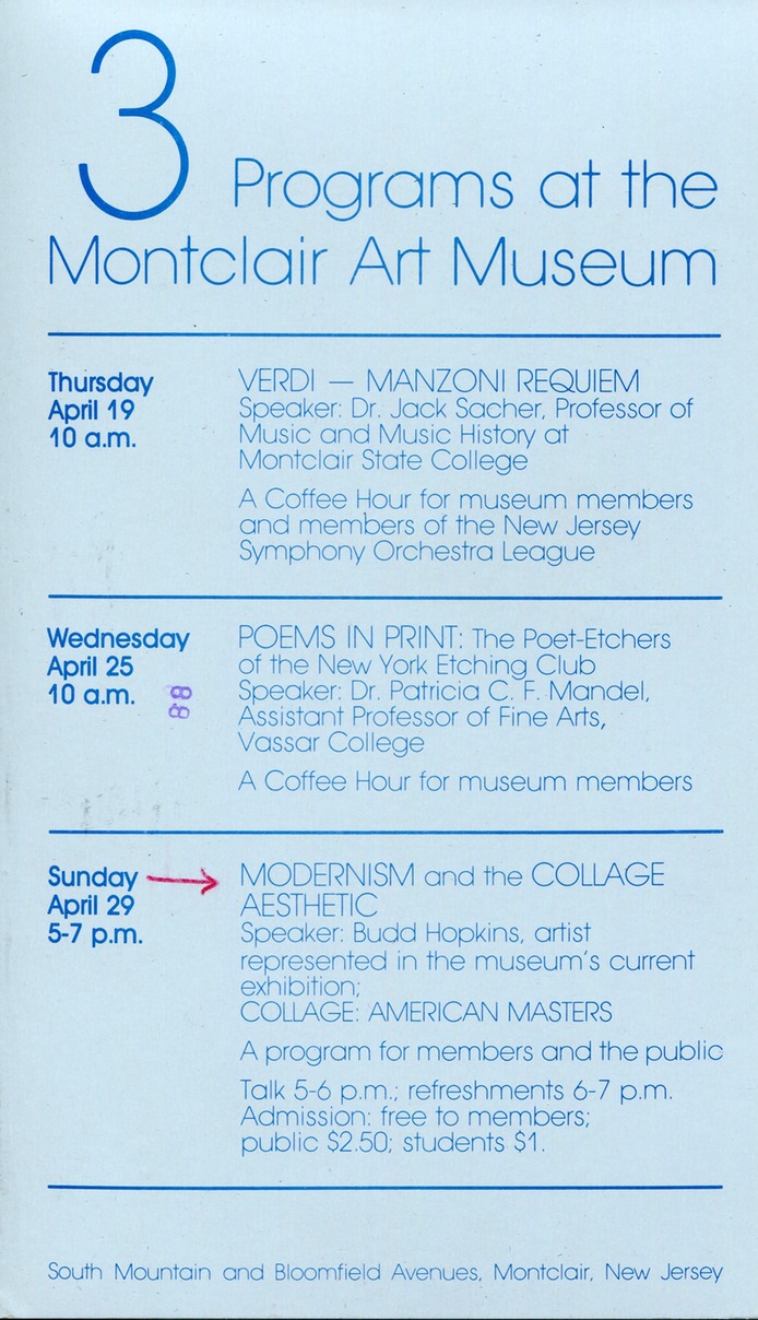 1979 Montclair Museum 