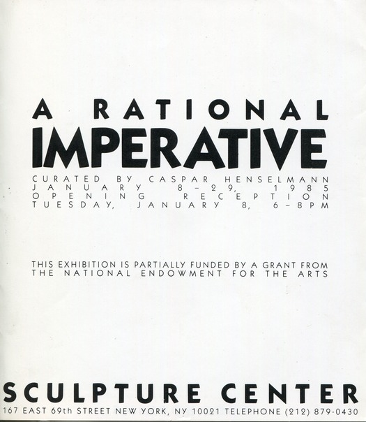 1985 rational imperative 1