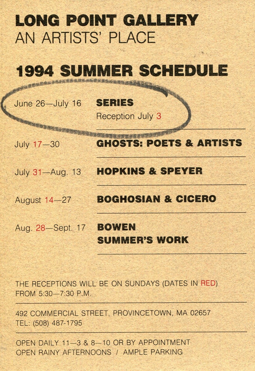 1994 Long point schedule